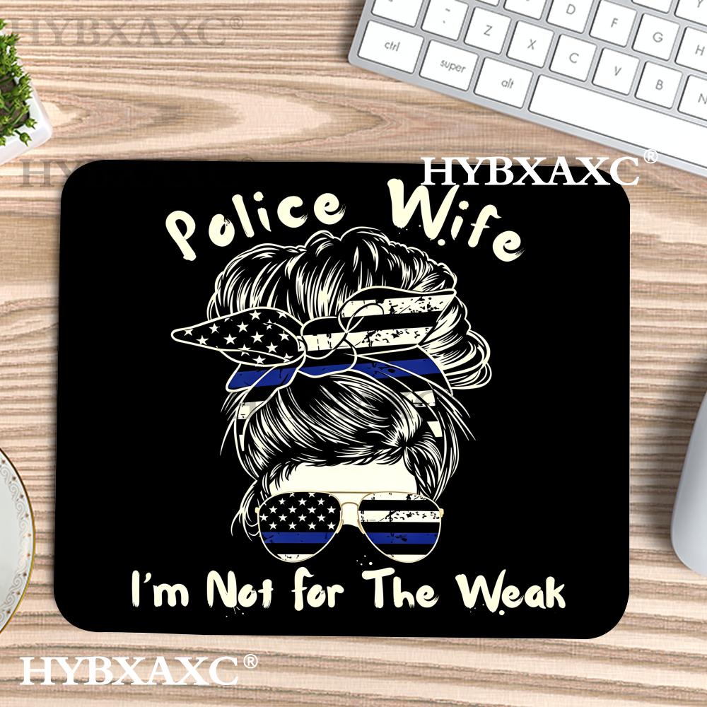Desk Setup Or Set Up - HYBXAXC Tappetino per mouse Police Wife
