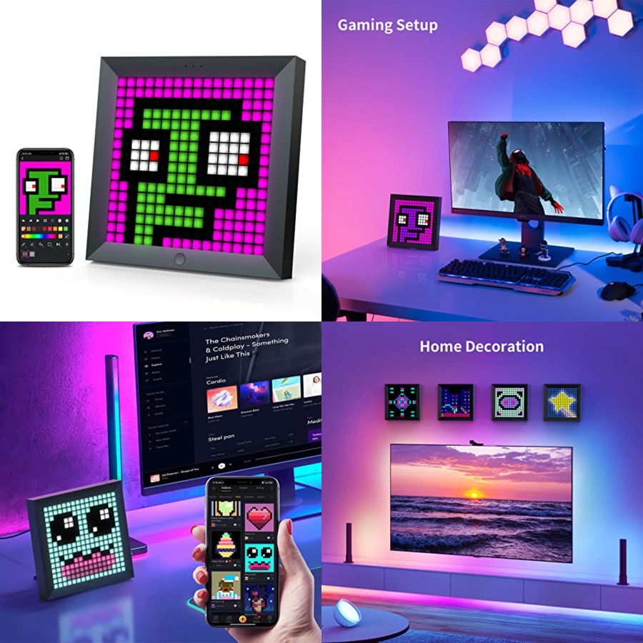 Desk Setup Gaming - Pannello Display LED a Pixel per