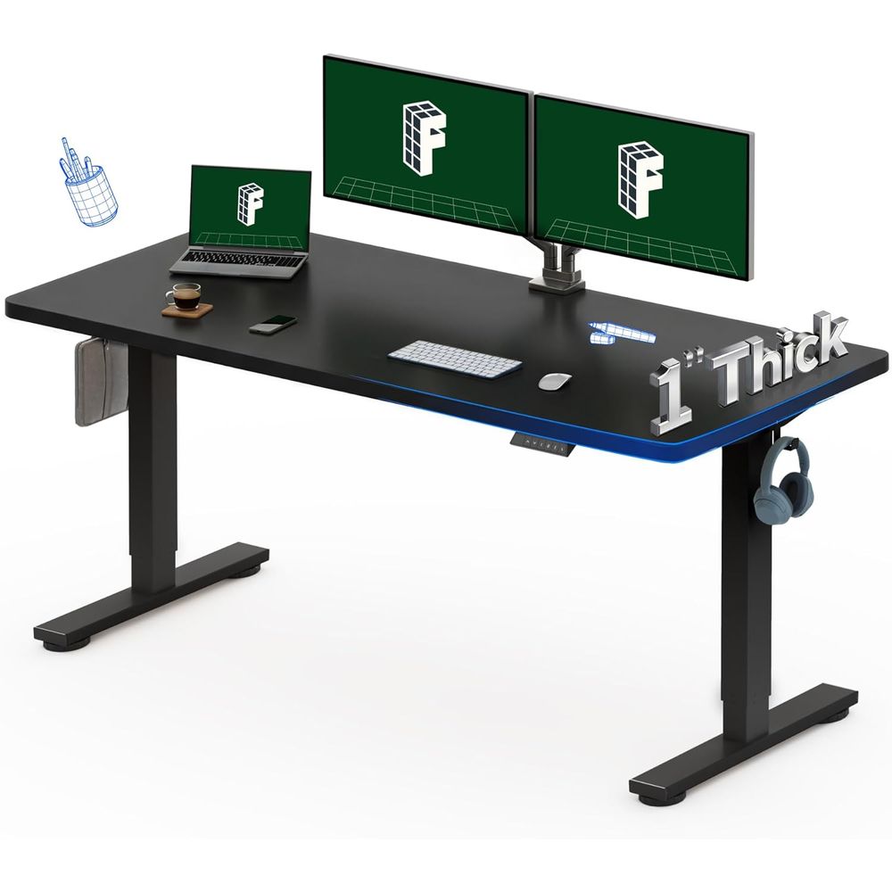 Desk Setup Or Set Up - Scrivania Elettrica Regolabile in Altezza 60