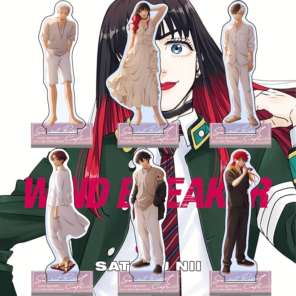 Desk Setup White - WIND BREAKER Umemiya Hajime 15cm Statuetta