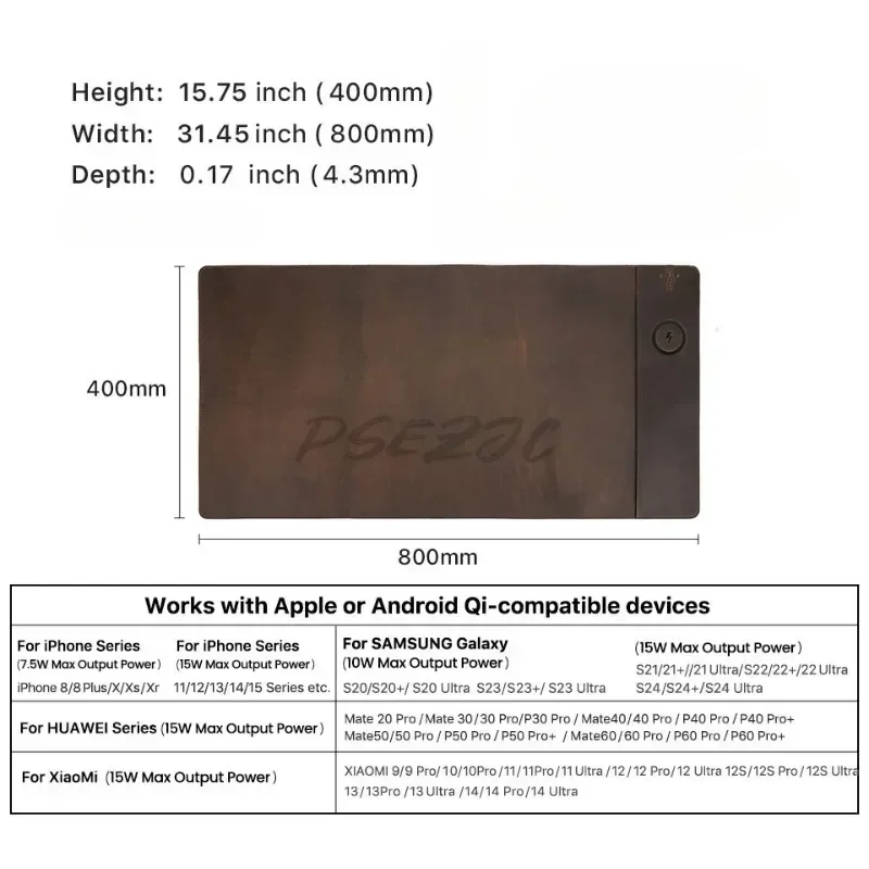 Tappetino per mouse vintage in - Desk Pad Leather Large recensione e prezzo