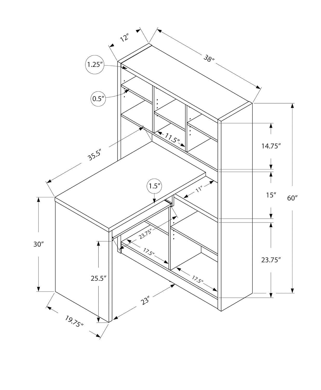 Scrivania Angolare con Ripiani - Desk Setup Or Set Up recensione e prezzo
