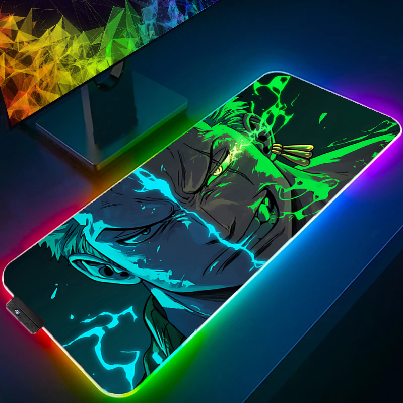 ONE PIECE Zoro Mouse Pad RGB A - Desk Setup Accessories recensione e prezzo