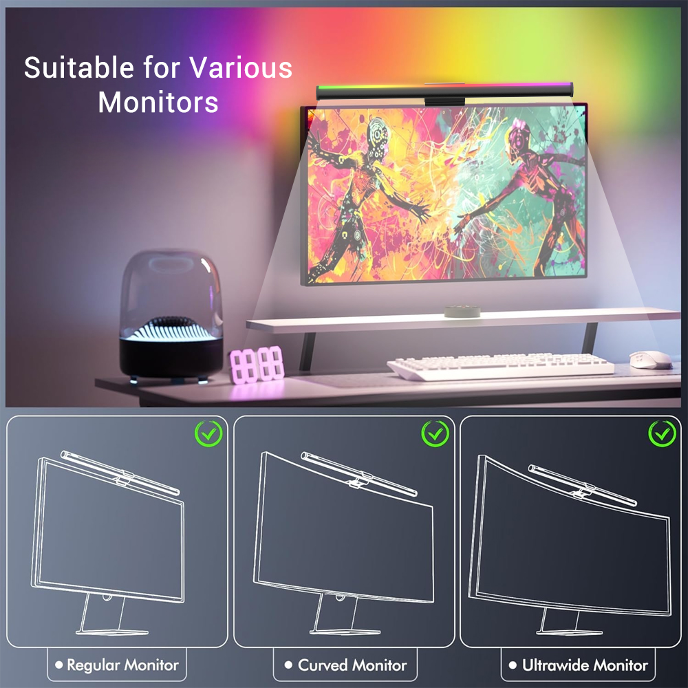 Barra Luminosa Wi-Fi per Monit - Desk Setup Gaming recensione e prezzo