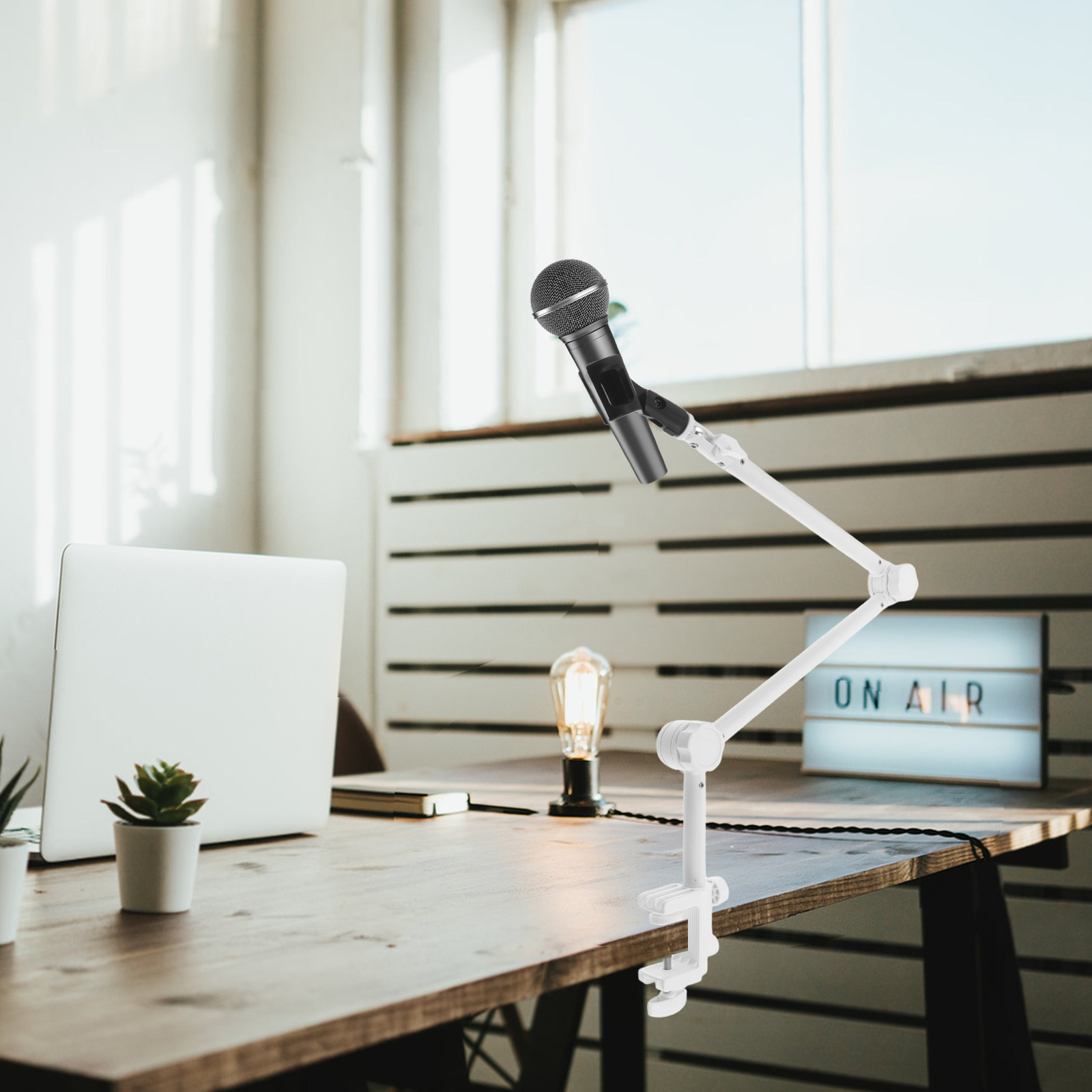 1 Set Braccio per Microfono Bi - Desk Setup White recensione e prezzo