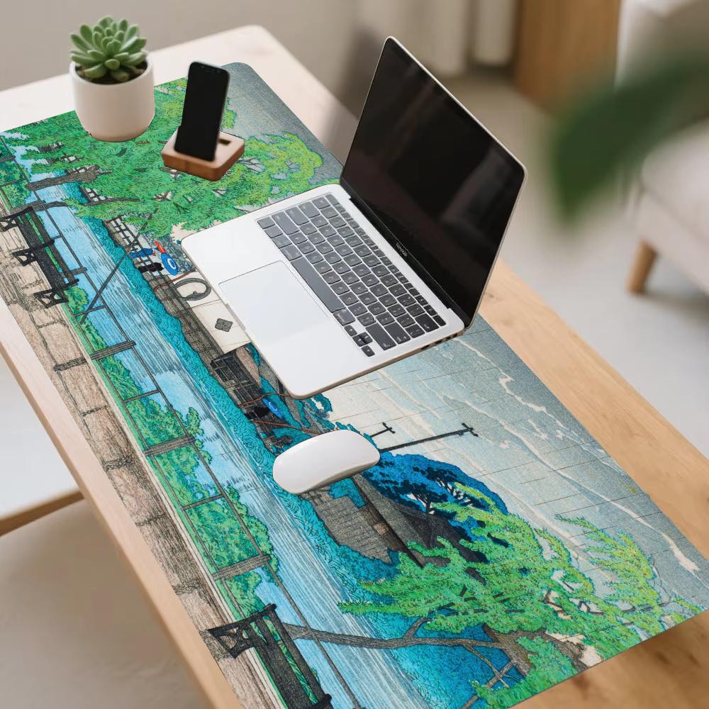 Rain at Pond Tappetino per Mou - Desk Setup At Office recensione e prezzo